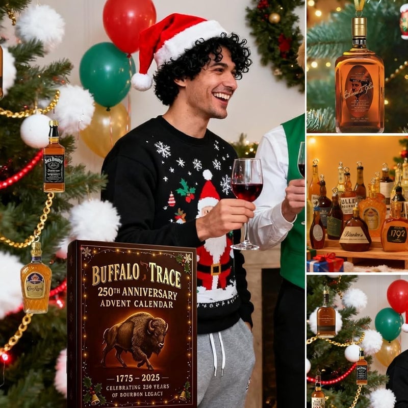 2025 Whiskey 3D Julnedräkningskalender