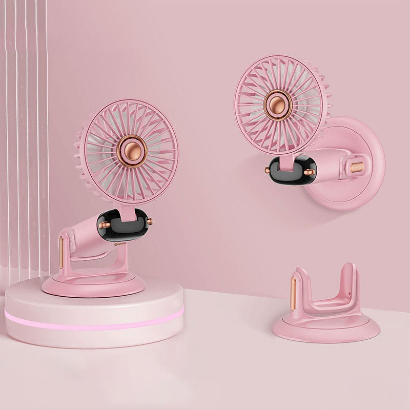 Portable Handheld Rechargeable Fan with Base