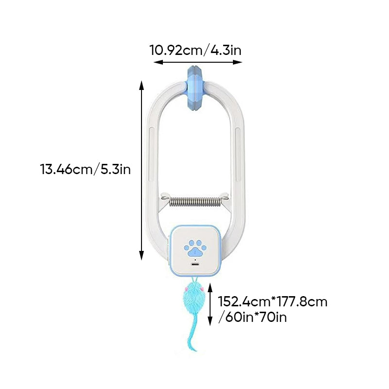 Door-Clip Remote-Controlled Electric Cat Toy