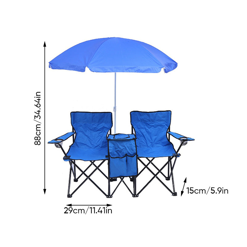 Double Portable Picnic Chairs