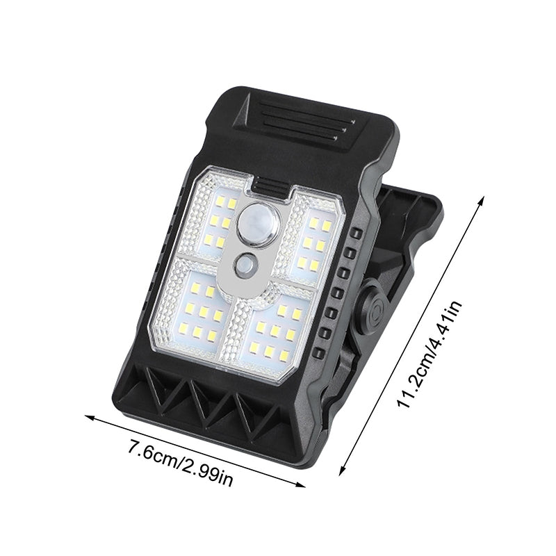 USB & Solar Powered Motion Sensor Clip Lights