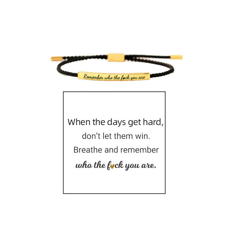 Braided Adjustable Inspire Bracelet