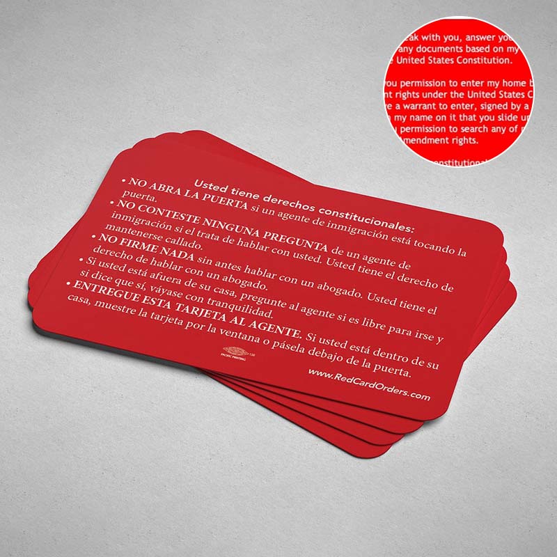 Know Your Rights Card - U.S. Citizenship (5 pcs)