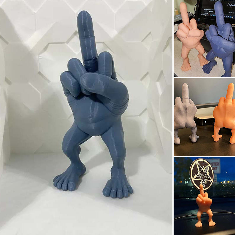 Mellanfingerfigur Med Ben