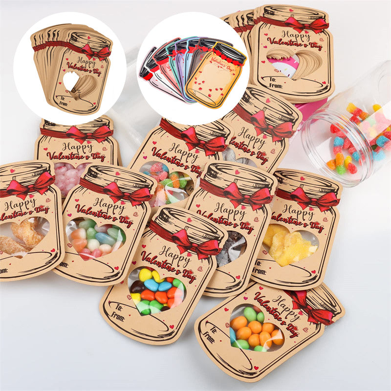 Mason Jar Valentine Gifts Cards