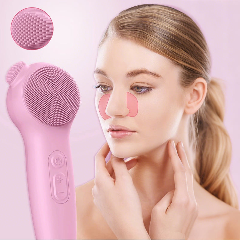 Heated Silicone Facial Cleansing Device