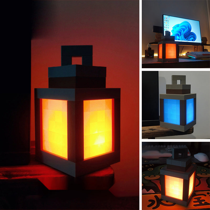 16-Color RGB Funny Pixel Night Lamp