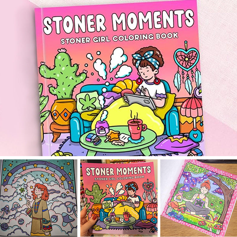 Easter gift Stoner Moments: Stoner Girl Coloring Book