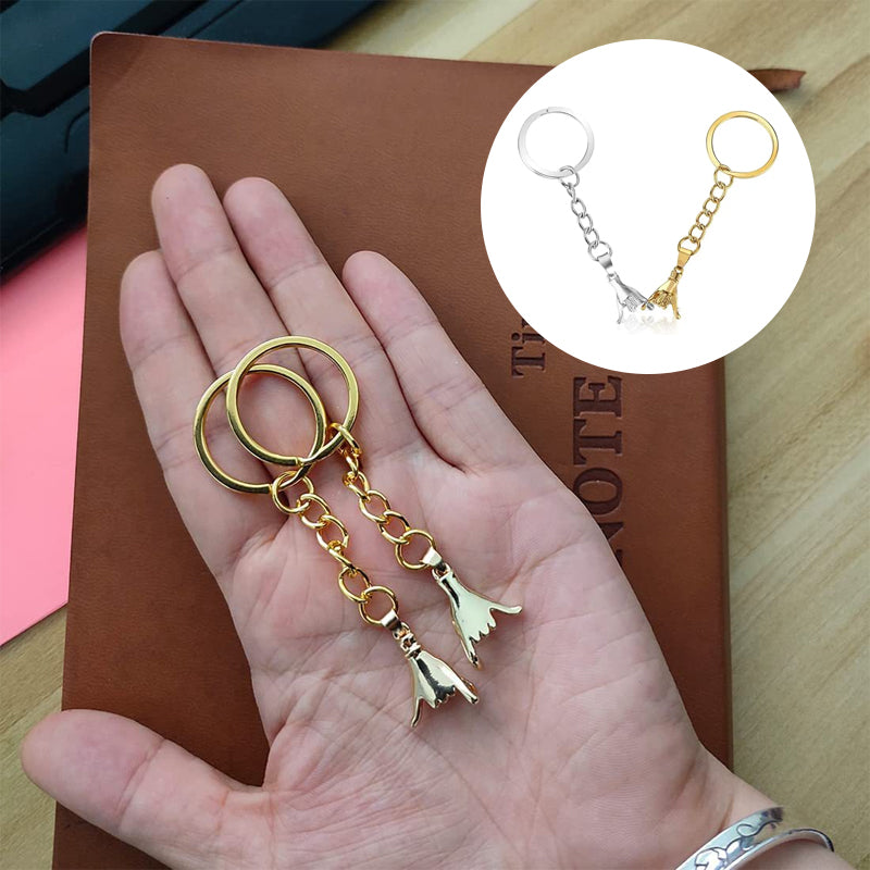 Pinky Promise Couple Keychain