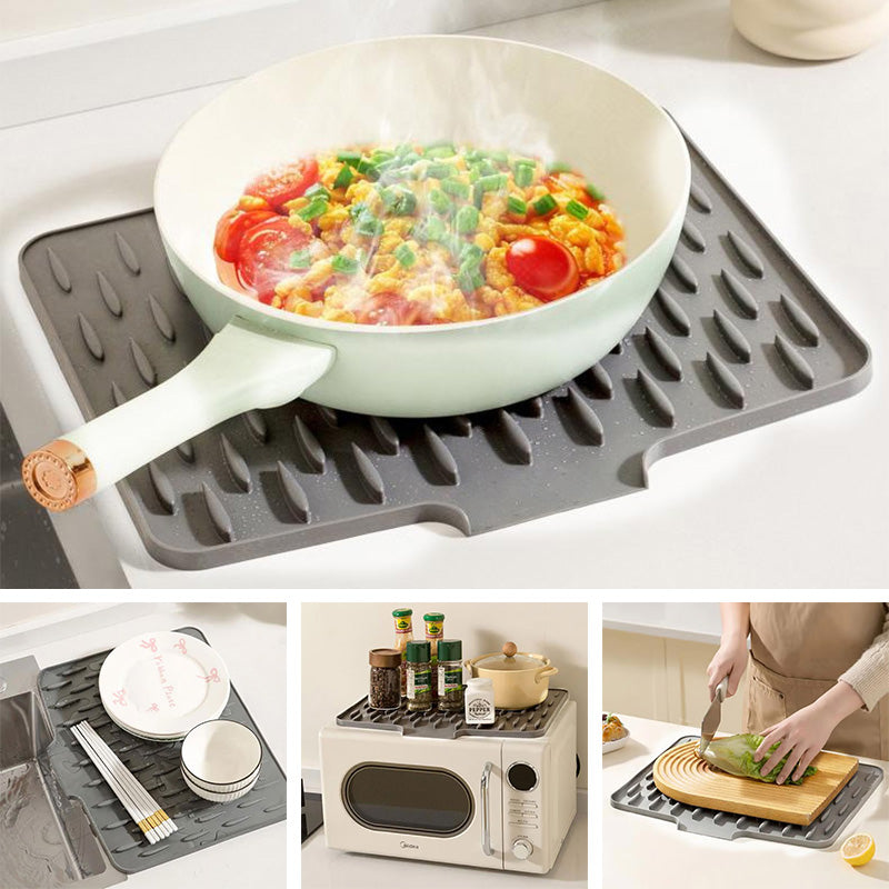 No-Spill Silicone Worktop Saver