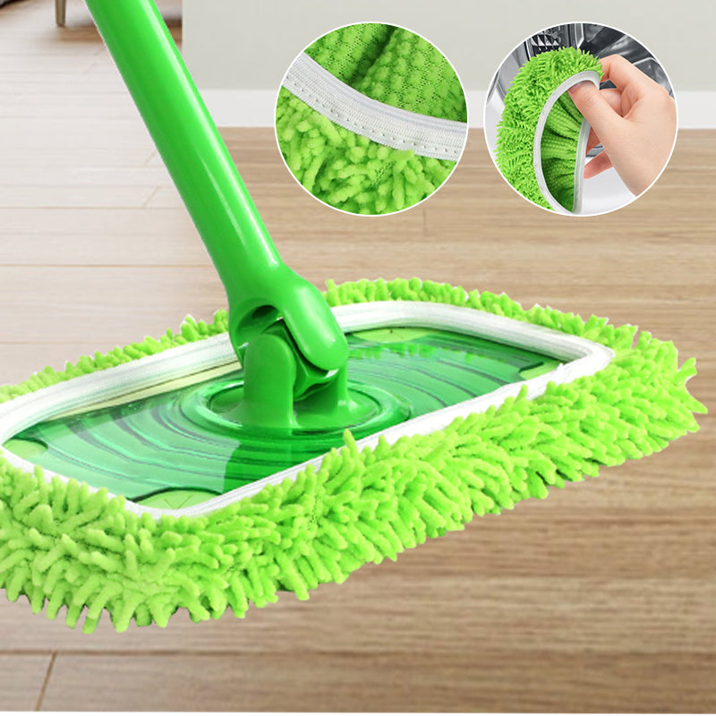 Chenille Mop Refill Pads for Home Use – Replacement Mop Heads for Floor Cleaning