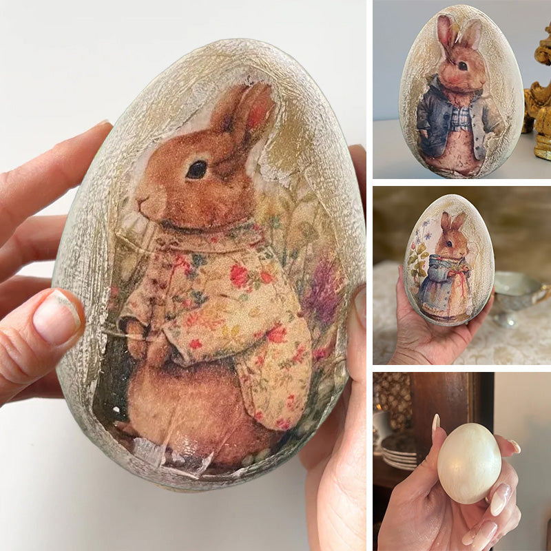 Vintage Rabbit Easter Eggs