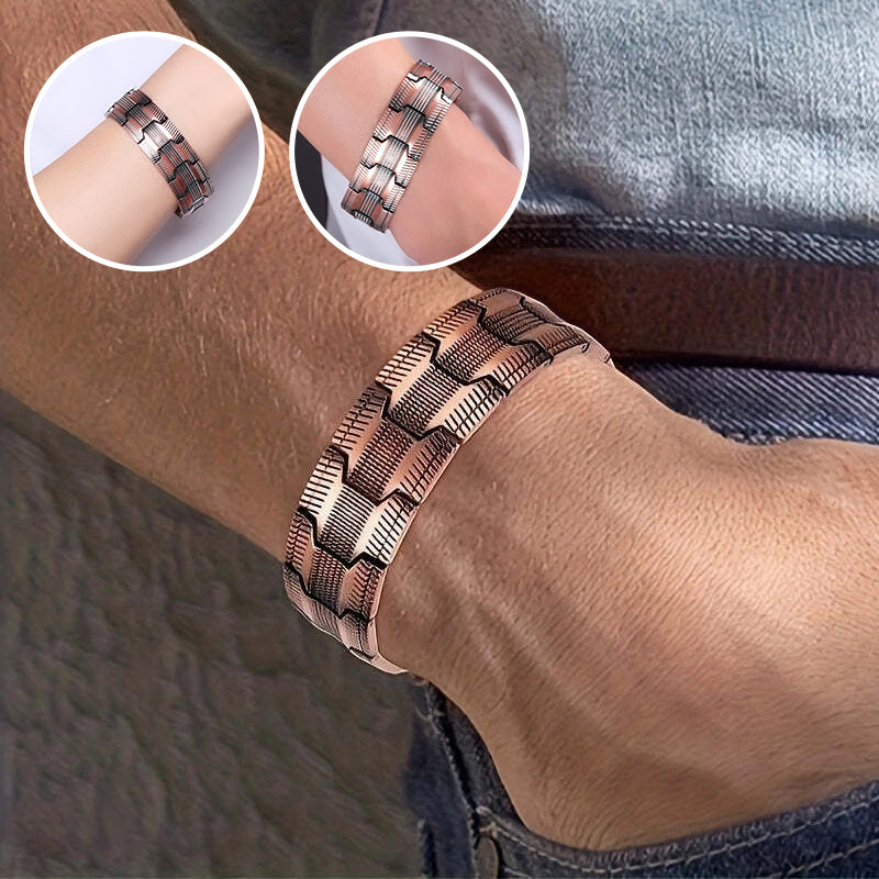 Ultra-Strength Magnetic Copper Bracelet for Pain Relief & Wellness