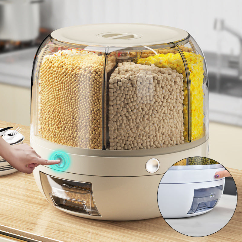 Moisture-Proof Grain Dispenser with lid