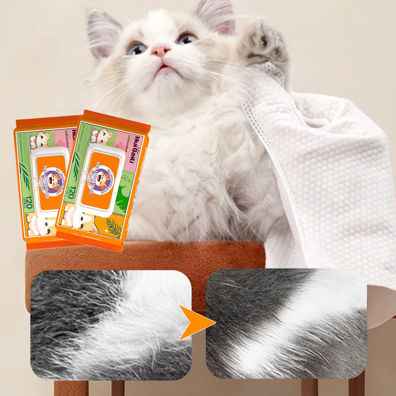 Pet Cleaning Glove Wipes