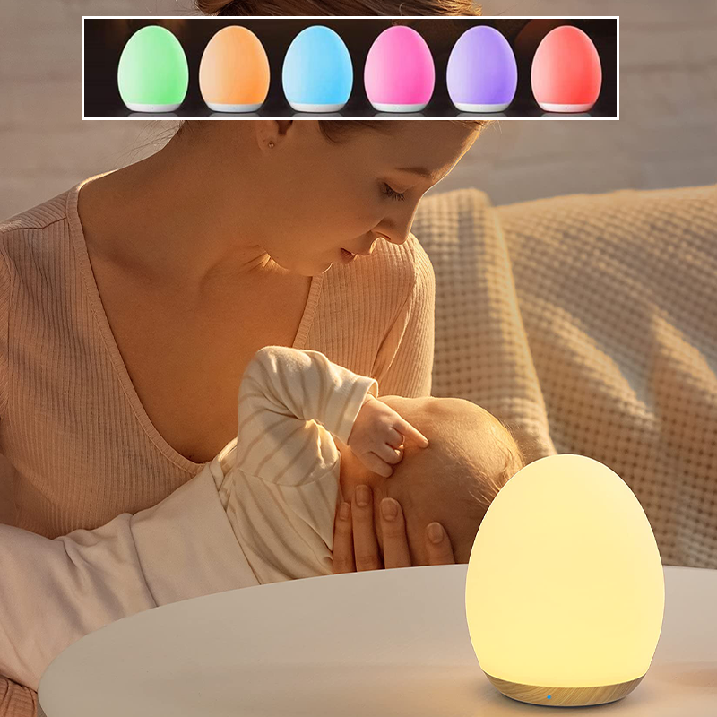 Portable Egg Night Light for Kids & Babies