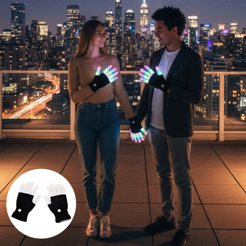 LED Fingertip Light Gloves