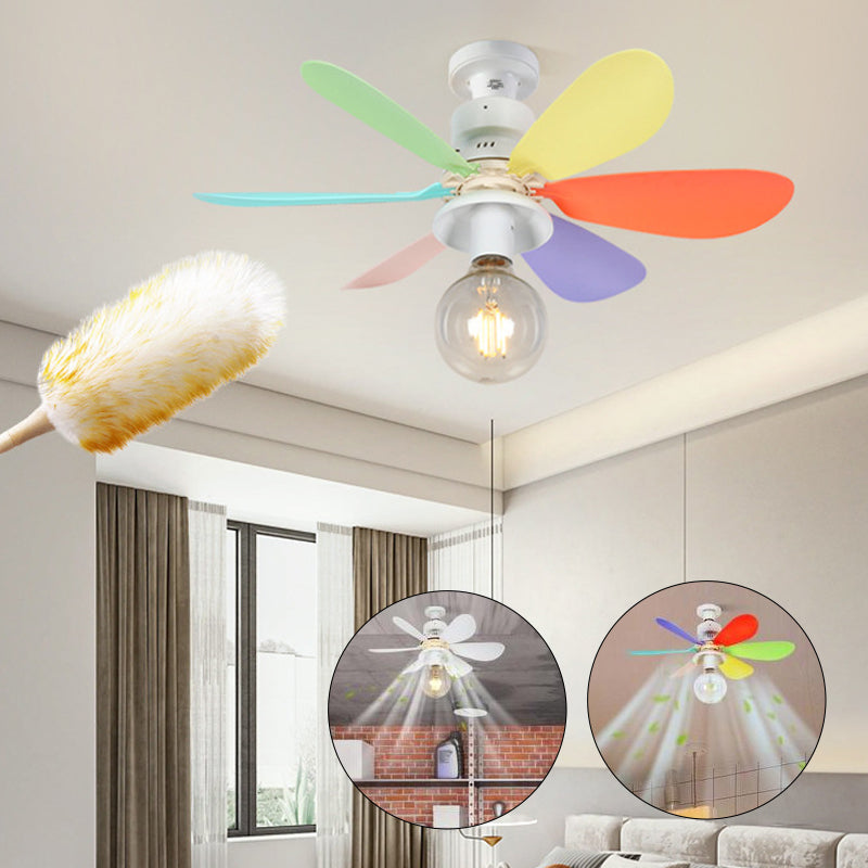 E27 Ceiling Fan Light with Remote Control