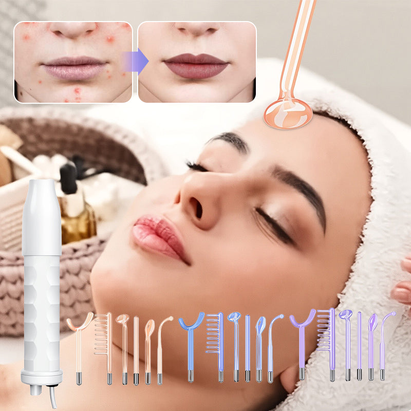Portable Skin Therapy Machine with 6 Neon & Argon Wands