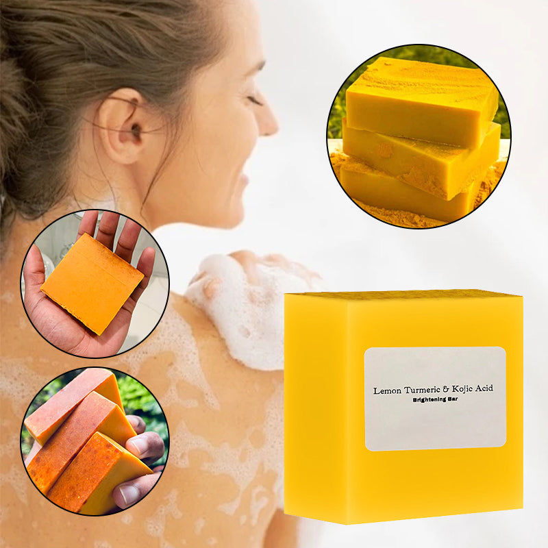 Lemon & Turmeric Kojic Acid Brightening Soap