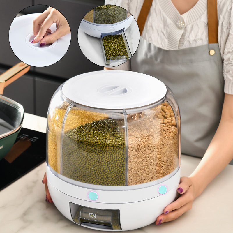 Moisture-Proof Grain Dispenser with lid