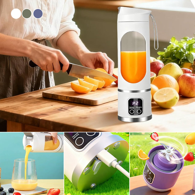 Dual-Motor Portable Juicer Cup