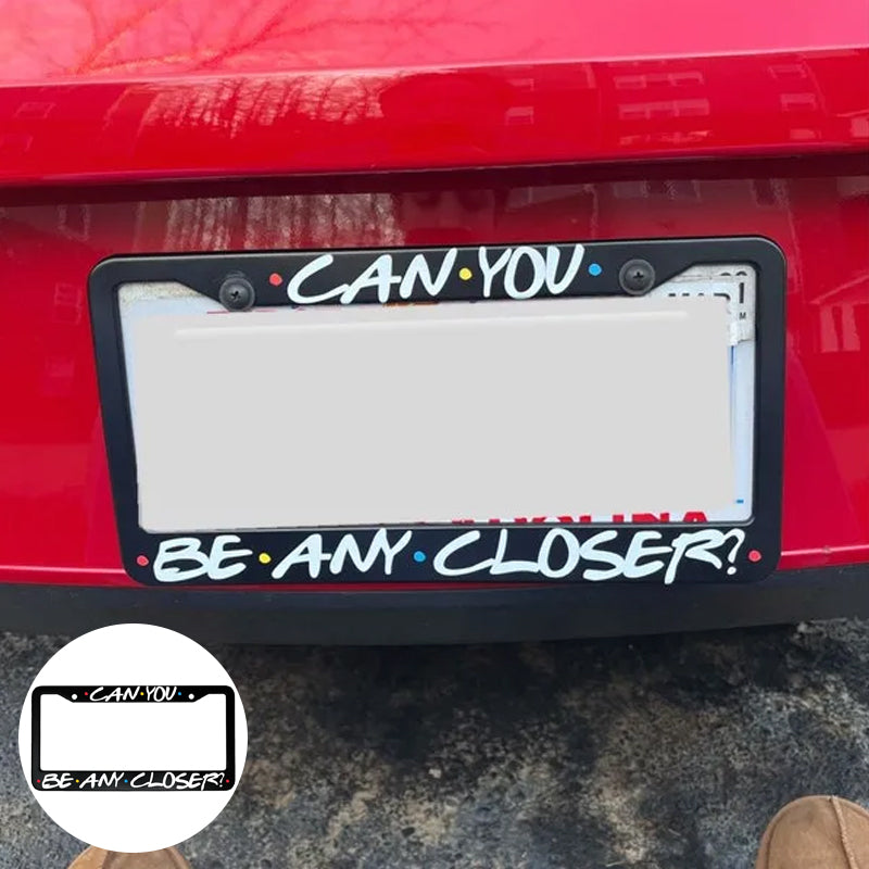 Funny Car License Plate Frame