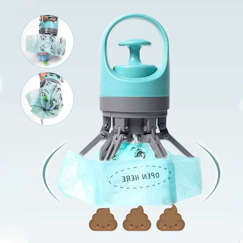 Portable Six-claw Pet Poop Scooper