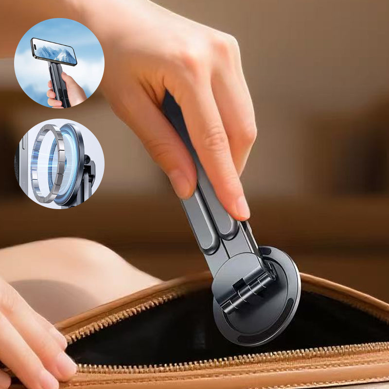 Multi-Function Magnetic Aluminum Foldable Laptop, Tablet & Phone Stand