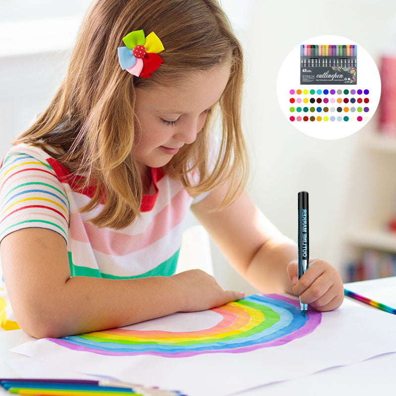 Färgning Lightstick Graffiti Highlighter Pennor