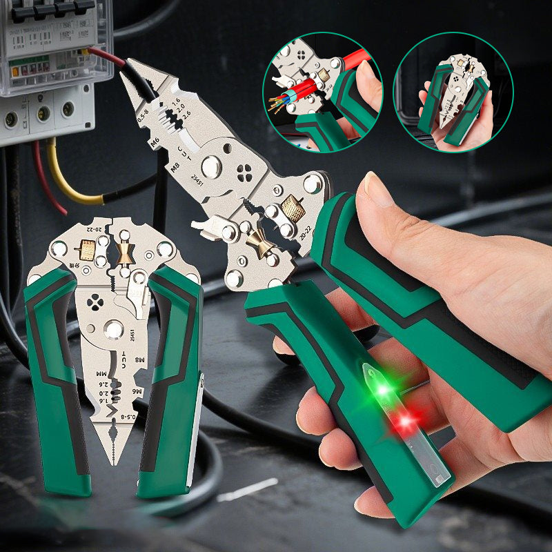 16-in-1 Folding Electric Tester Wire Stripper