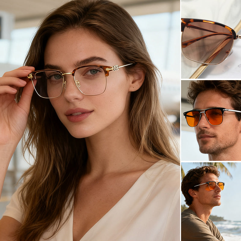 Classic Thick Square Frame Clear Lens Glasses