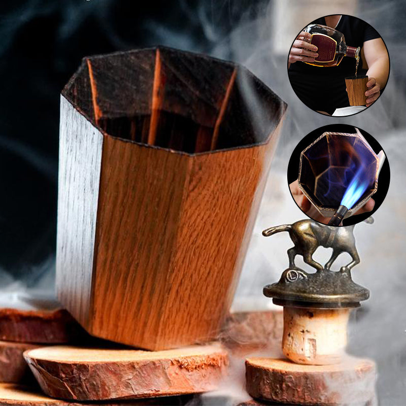 Whiskey Grail - Handmade and Charred Drinking Vessel