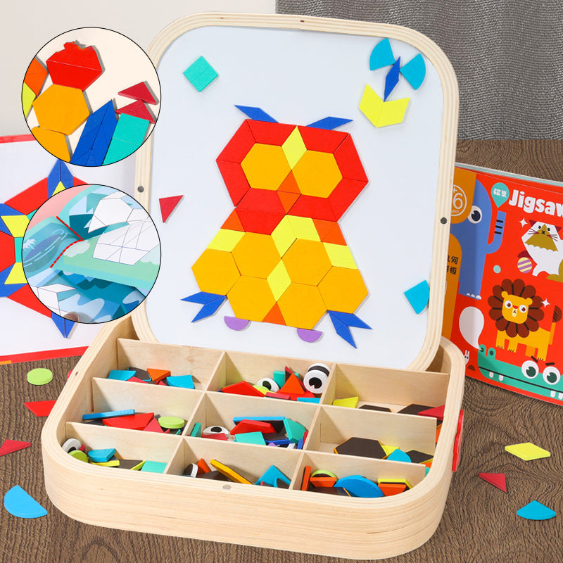 Wooden Creative Magnetic Puzzle