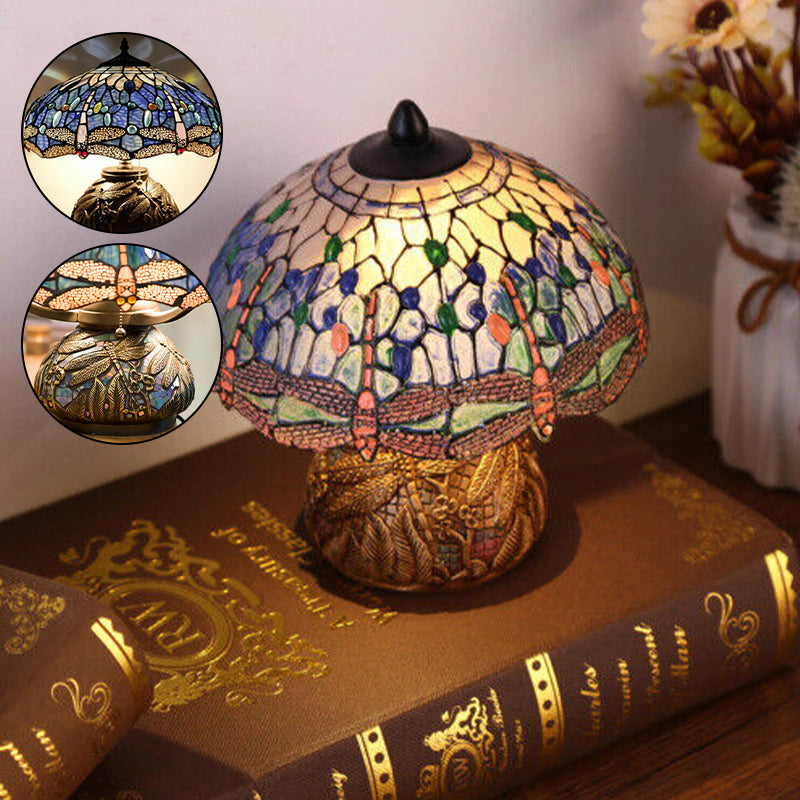 Tiffany-style Dragonfly Table Lamp