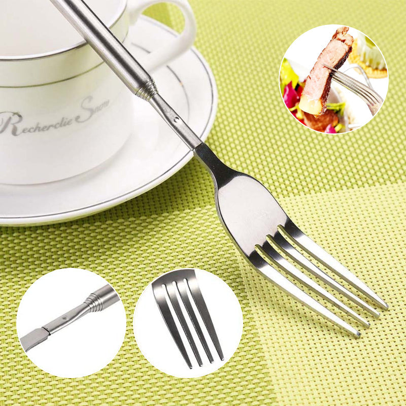 Teleskopgaffel i rostfritt stål