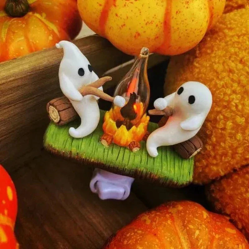 Spökbål blinkande nattljus