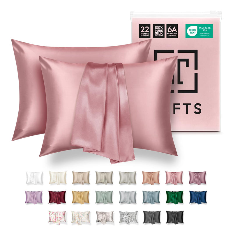 100% Pure Mulberry Silk Pillowcase
