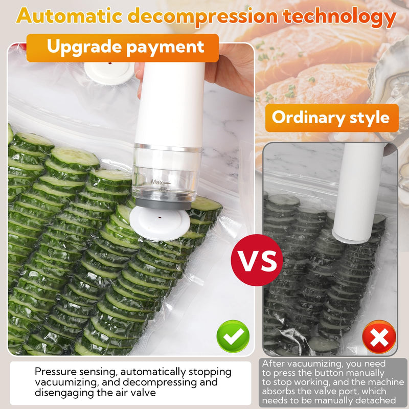 Vacuum Sealer with Reusable Bags