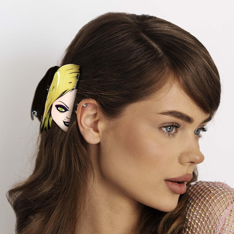 Fun Horror Character Double-Sided Plastic Claw Hair Clips
