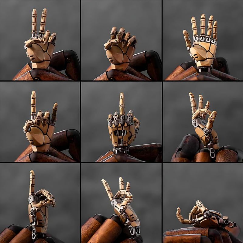 Mechanical Bionic Hand Pendant