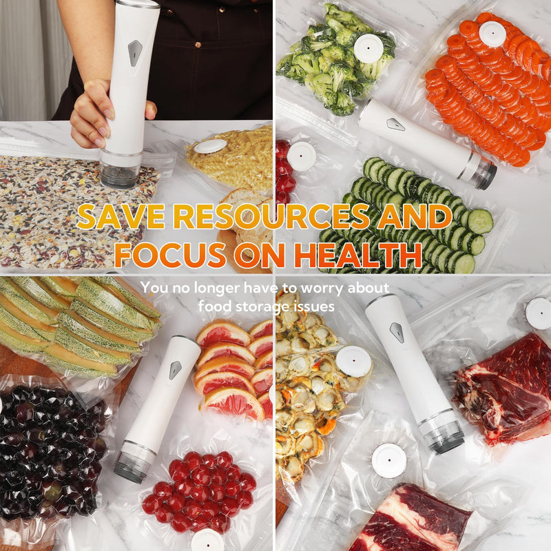 Vacuum Sealer with Reusable Bags