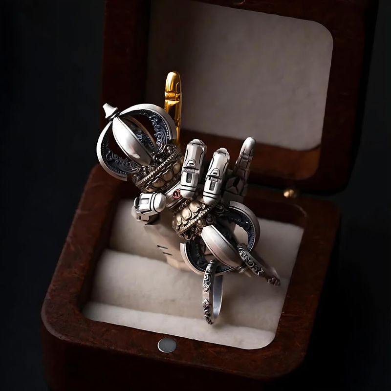 Mechanical Bionic Hand Pendant