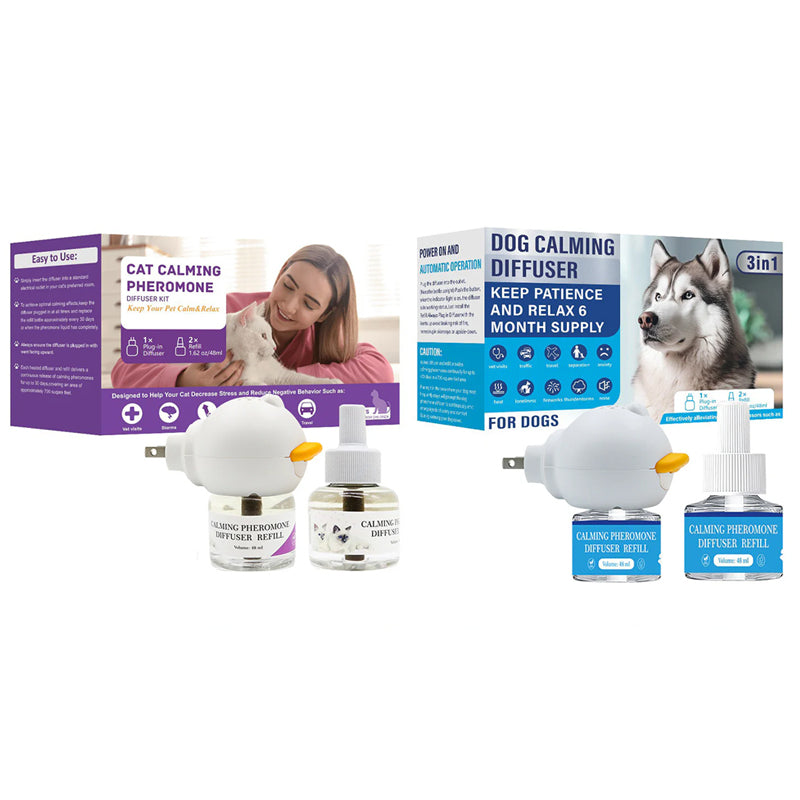 [US Plug] Pet Calming Pheromone Diffuser Kit