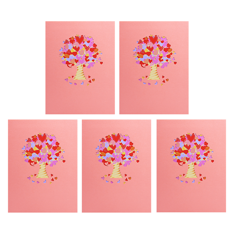 Heart Tree 3D Greeting Card