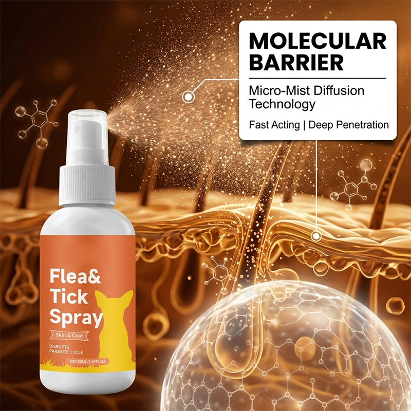 Gentle Dog Skin Care Spray for Indoor & Outdoor Use