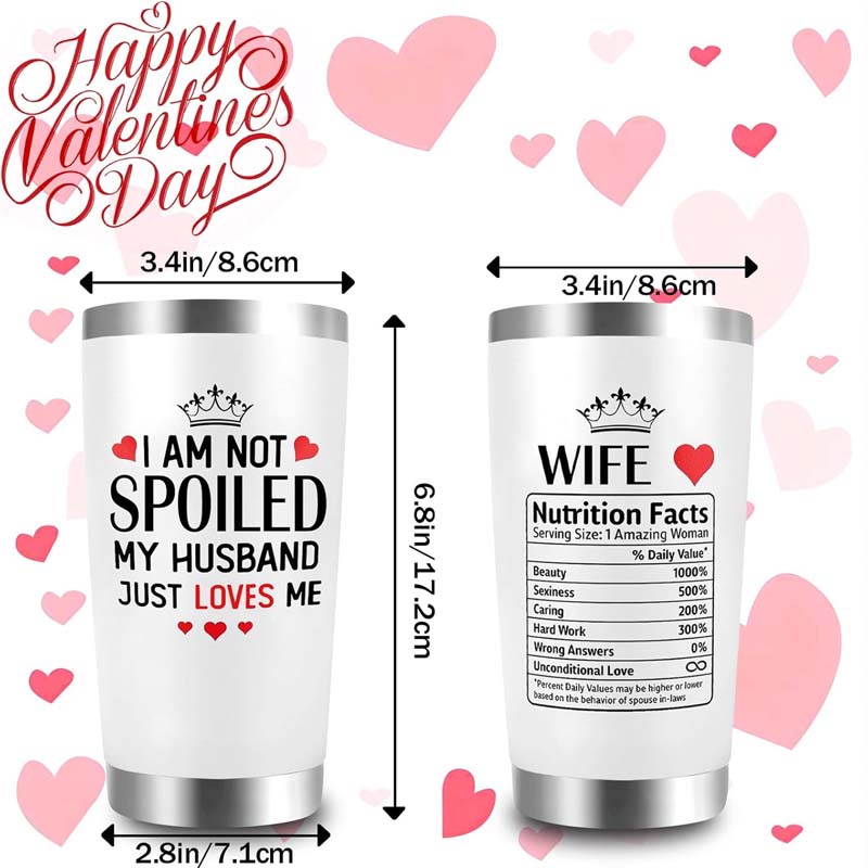 Printed Stainless Steel Coffee Tumbler (20oz)