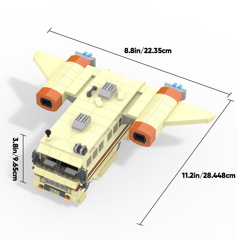 Eagle-5 Spaceship Building Block Set