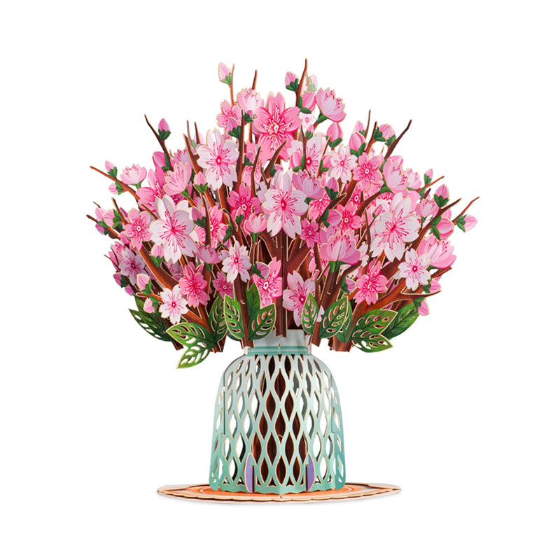 Forever-Blooming 3D Flower Pop-Up Card