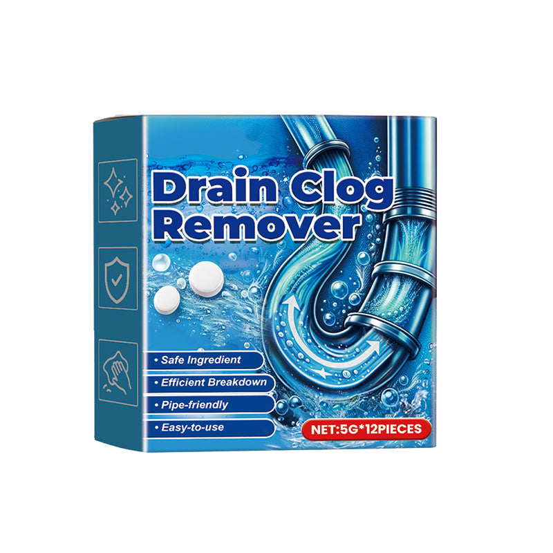 Fish-Shaped Quick-Dissolving Drain Clog Remover